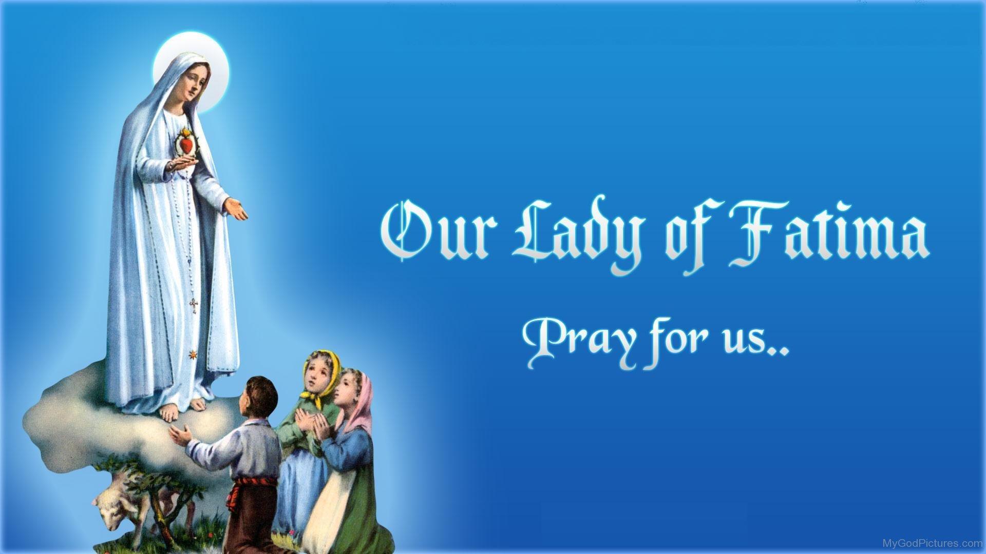 1920x1080 Beautiful Picture Of Our Lady Of Fatima HD Wallpaper