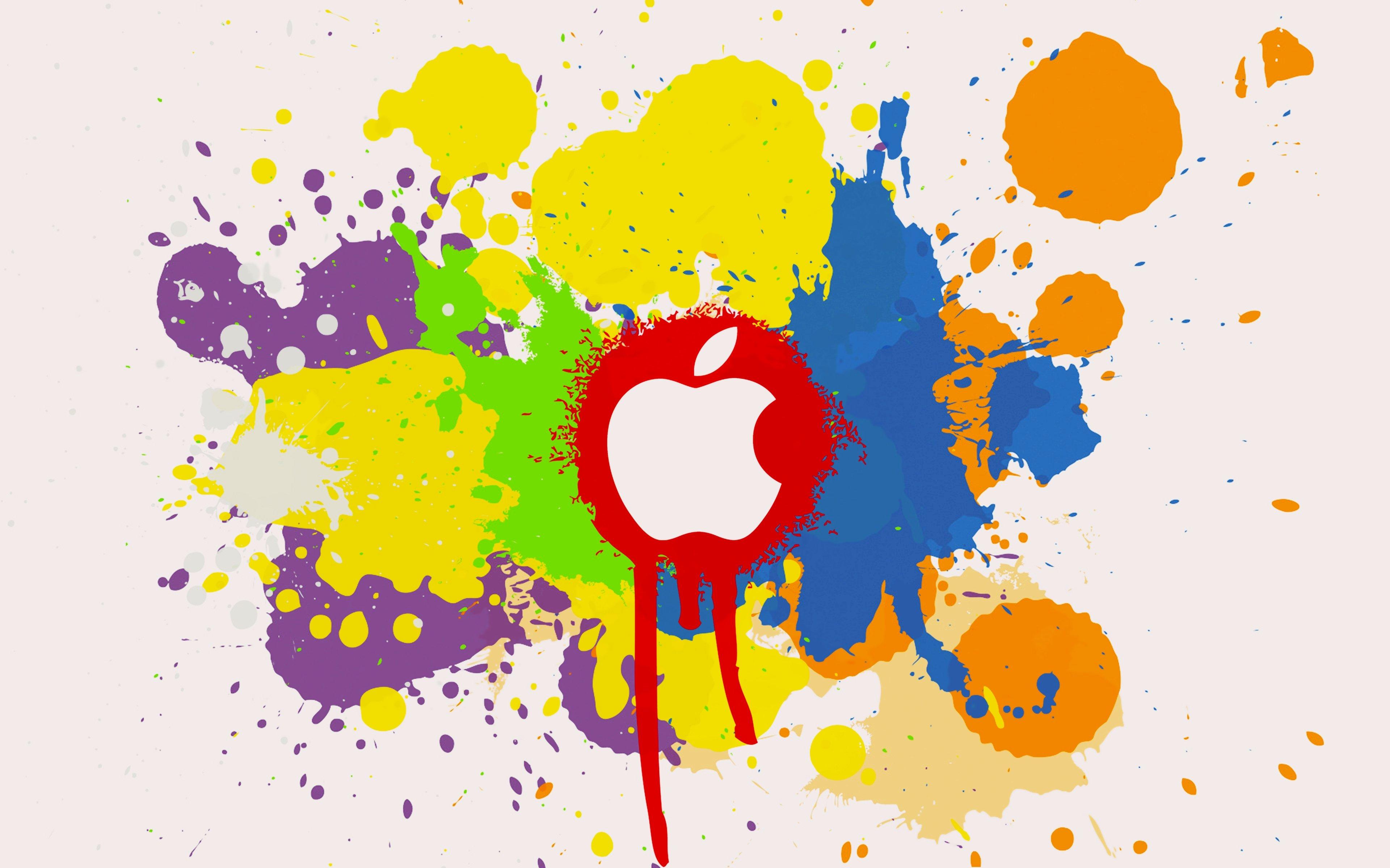 Apple Paint Wallpapers Top Free Apple Paint Backgrounds WallpaperAccess