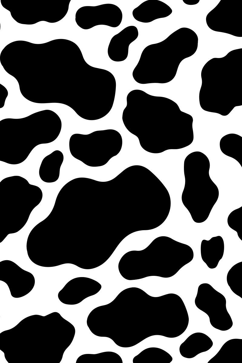 800x1200 Cow Print Wallpaper