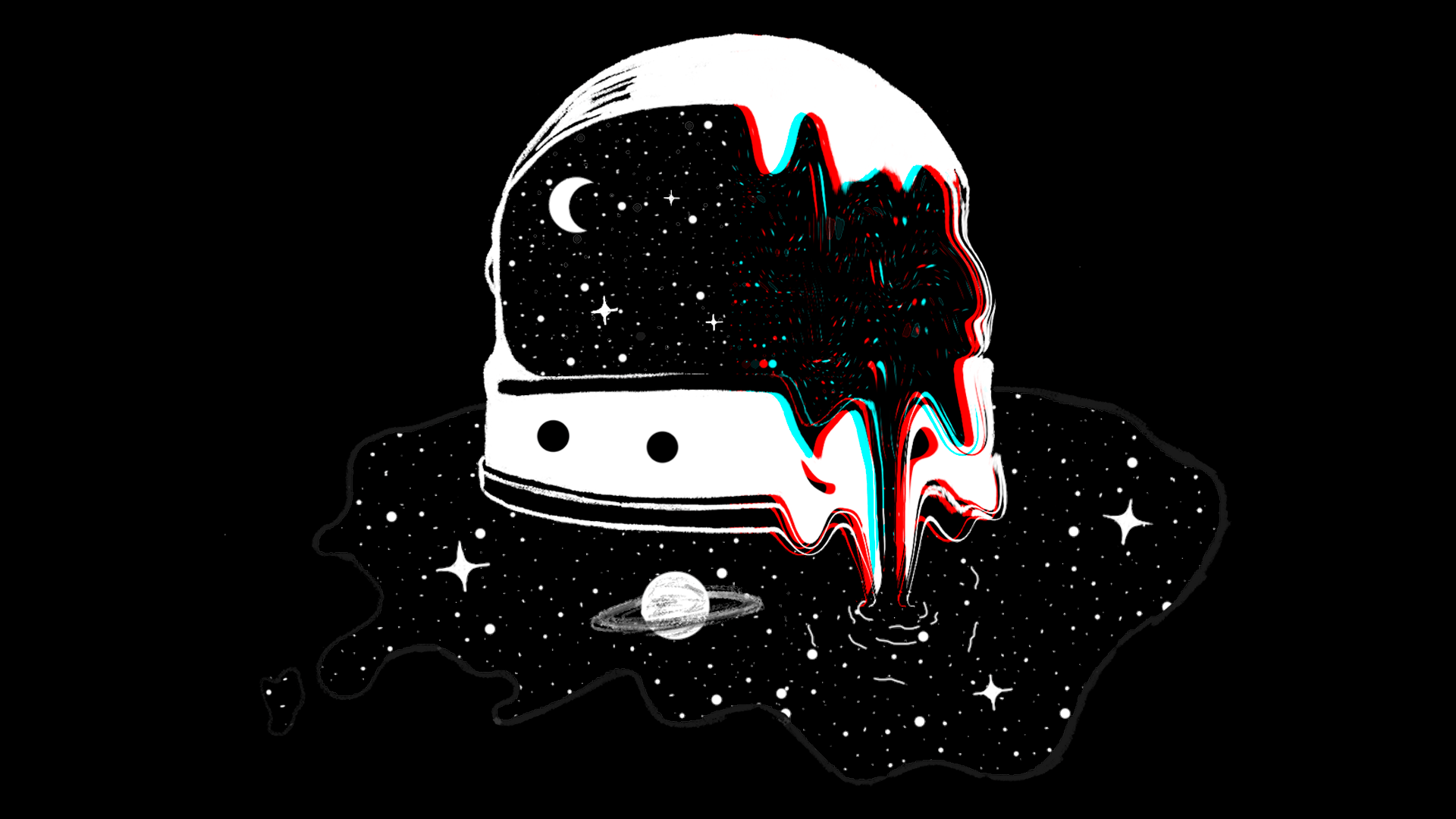 1920x1080 Astronaut helmet space leak. Space drawings, Space art, Helmet drawing