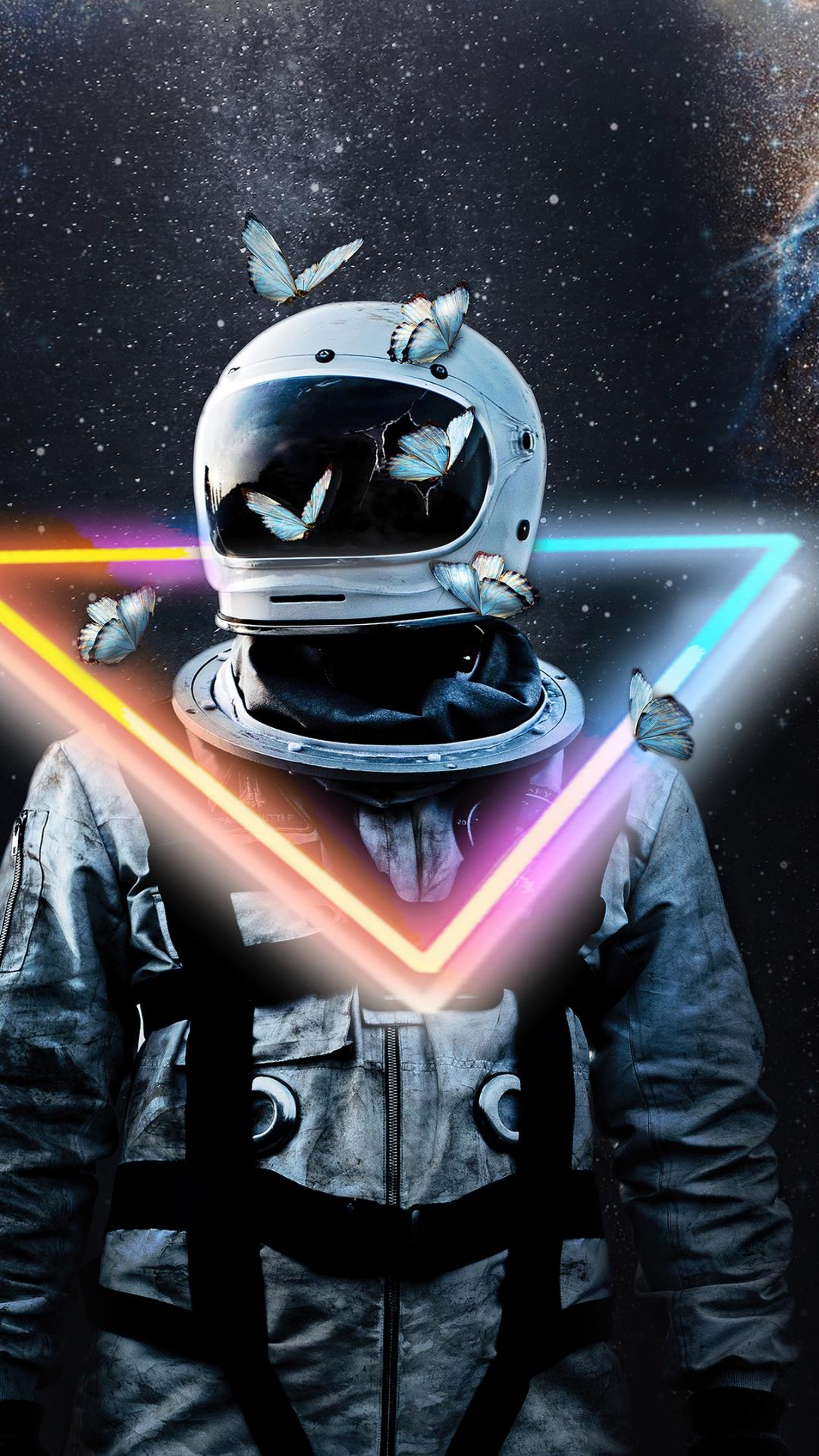 1080x1920 Astronaut Wallpaper 4K, Galaxy, Space suit, Space