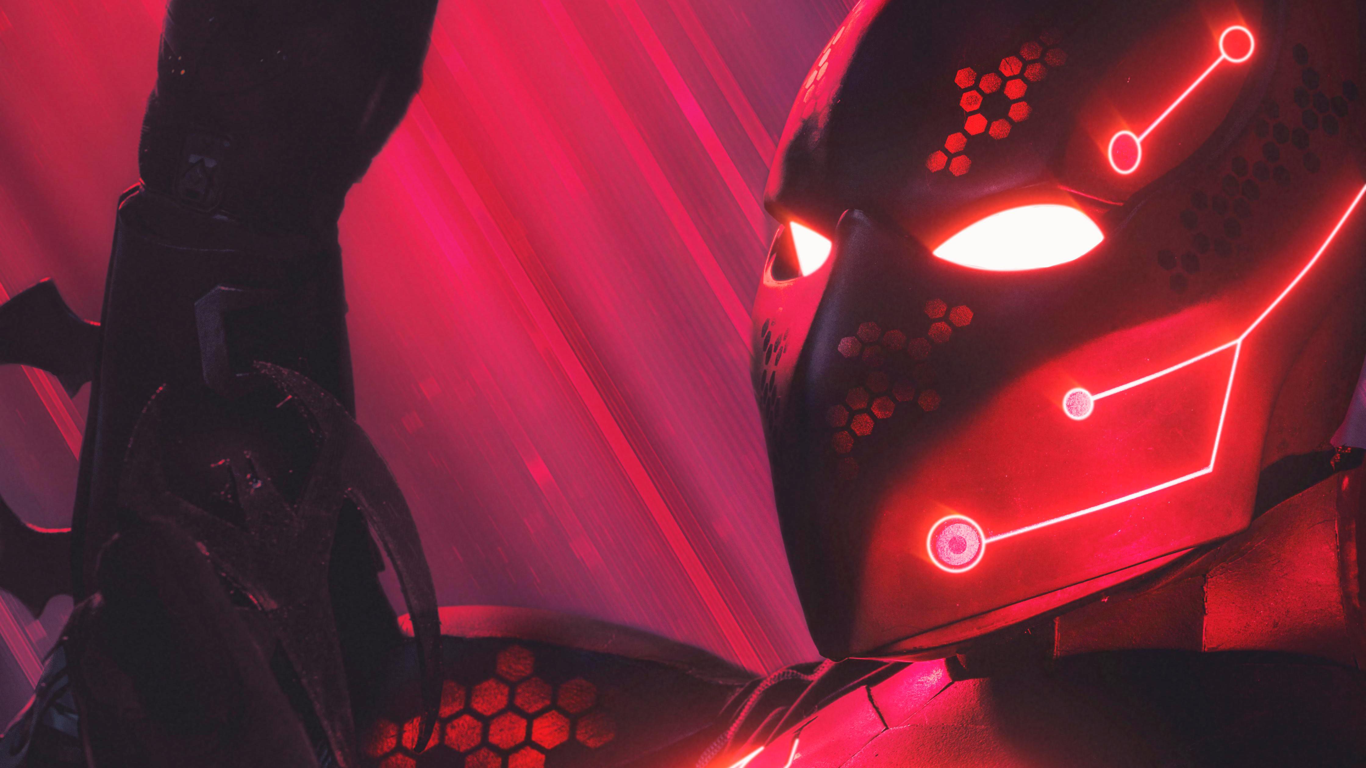 4480x2520 Batman Cool Neon Wallpaper
