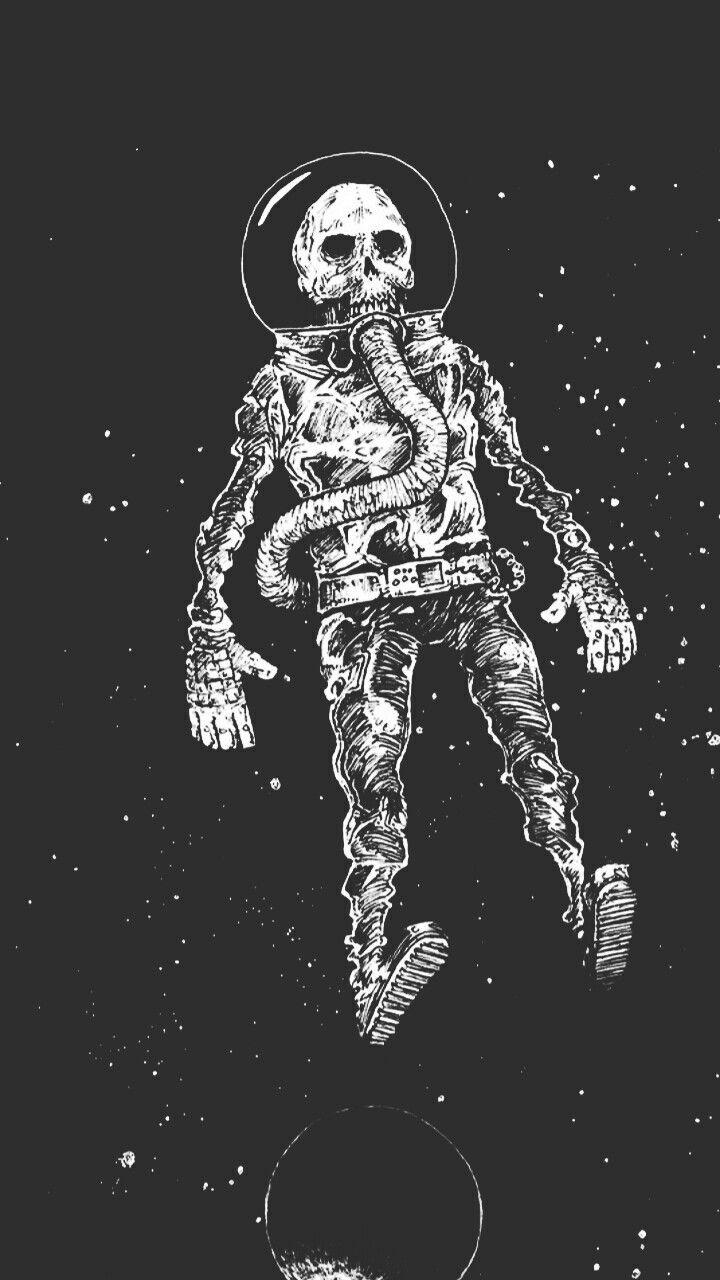 720x1280 Skull wallpaper, Skull art, Scary art
