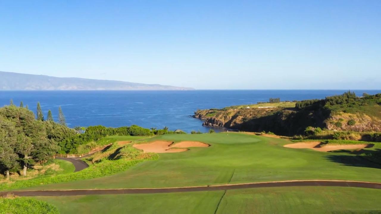 1280x720 Kapalua Resort Plantation Course in Lahaina, Hawaii, USA
