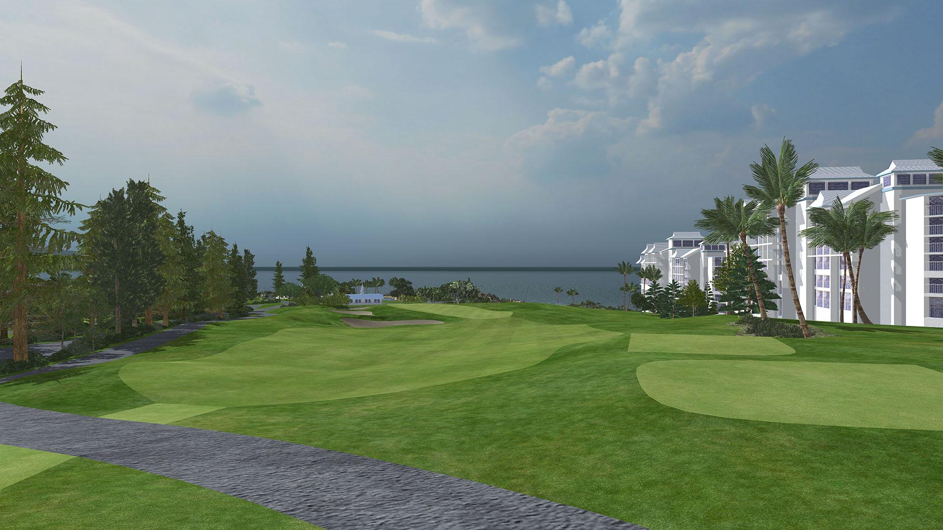 1920x1080 Kapalua Golf Club Course Simulator Course