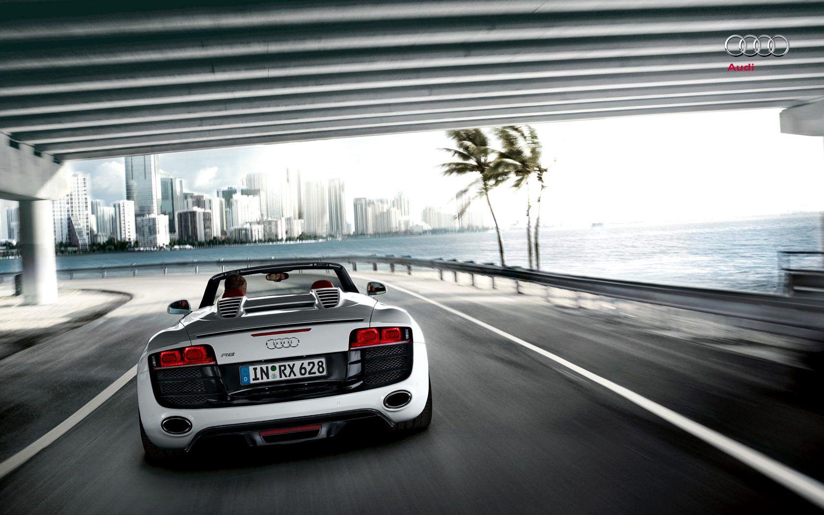 1680x1050 Audi R8 Spyder Wallpaperx1050