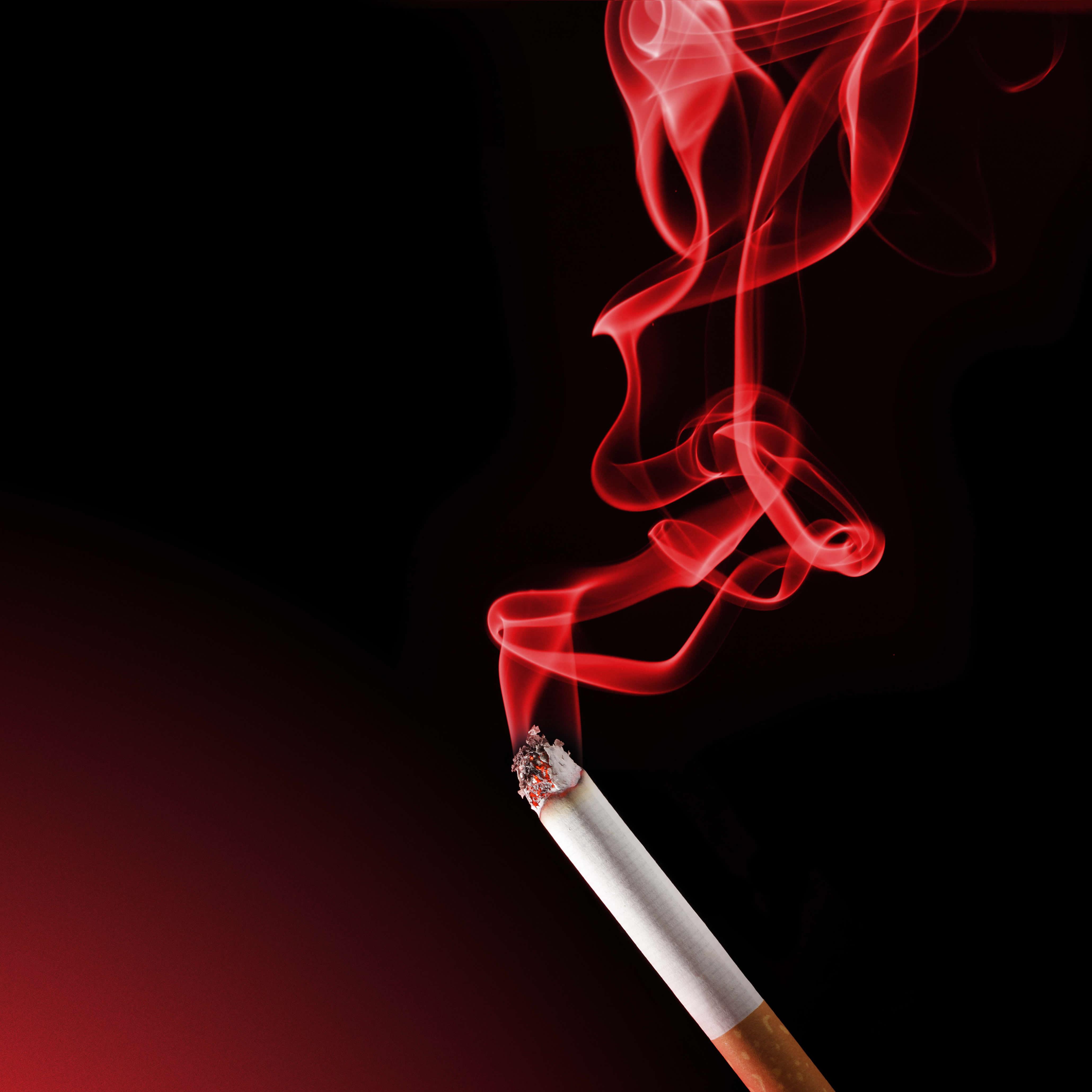4120x4120 Red Smoke Wallpaper