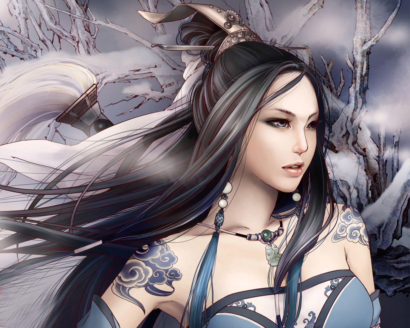 1375x1100 Anime China Beauty HD Wallpaper