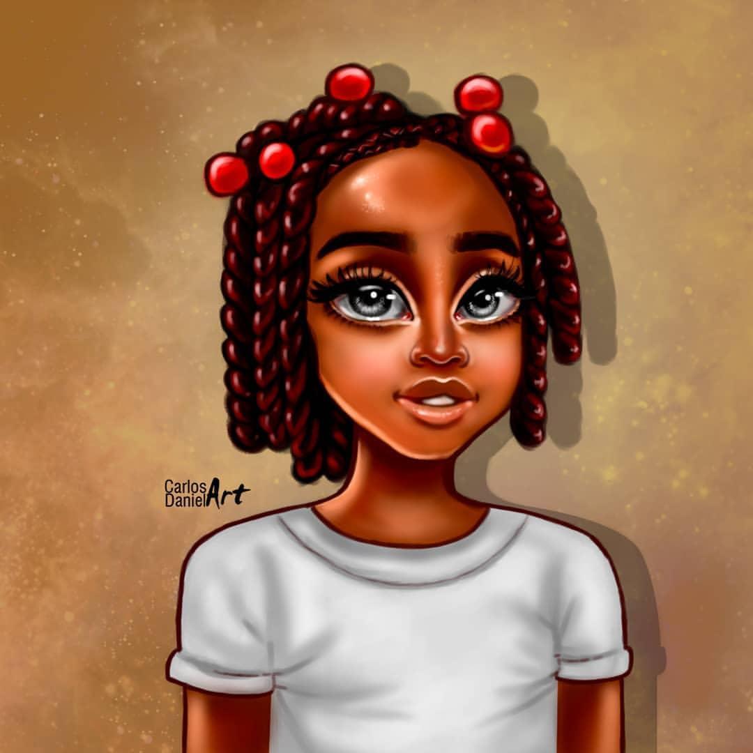1080x1080 Melanin Girls Aesthetic Wallpaper