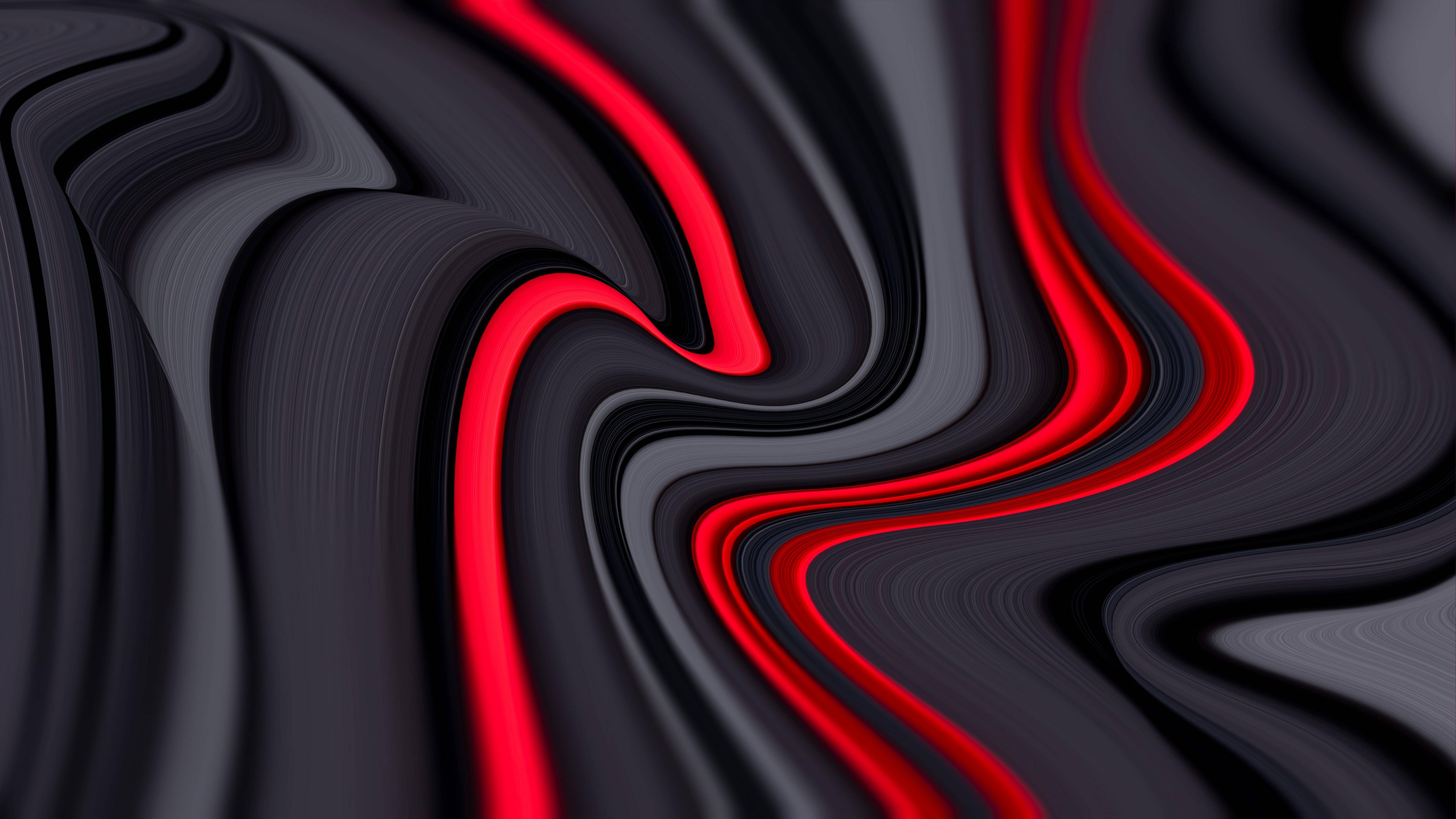6144x3456 Red Inside Grey Design 8k, HD Abstract, 4k Wallpaper, Image, Background, Photo and Picture