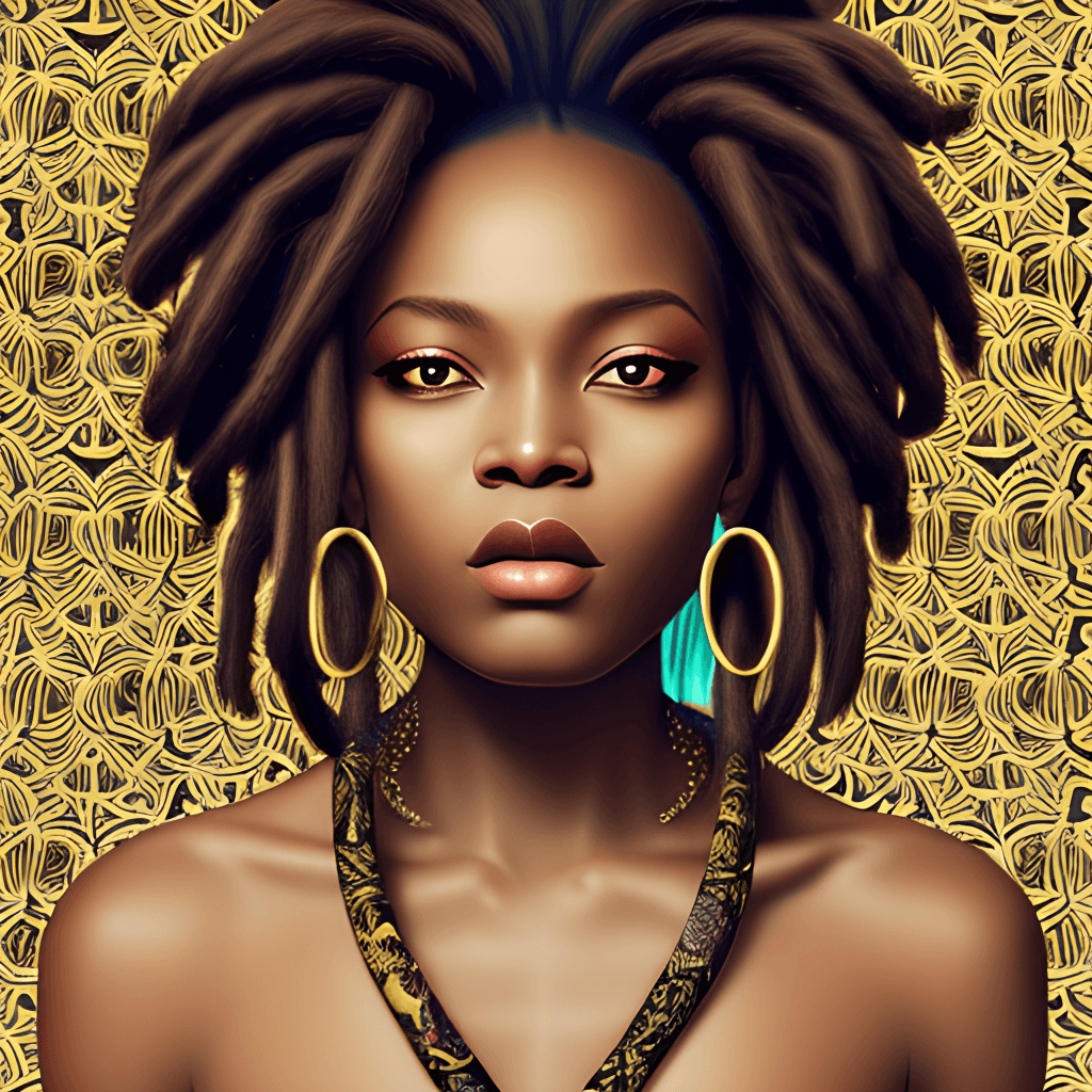 1024x1024 Melanin Queen Digital Graphic · Creative Fabrica
