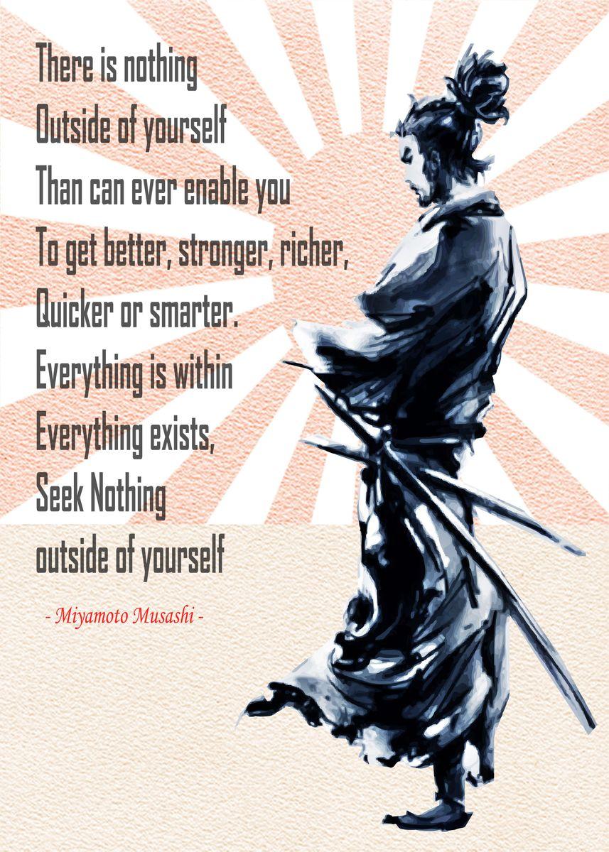 857x1200 Musashi Quotes' Poster