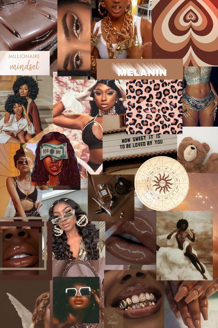 736x1104 Baddie Melanin Aesthetics Collage