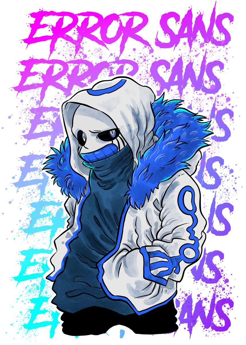 857x1200 ERROR SANS 404 ARTWORK' Poster