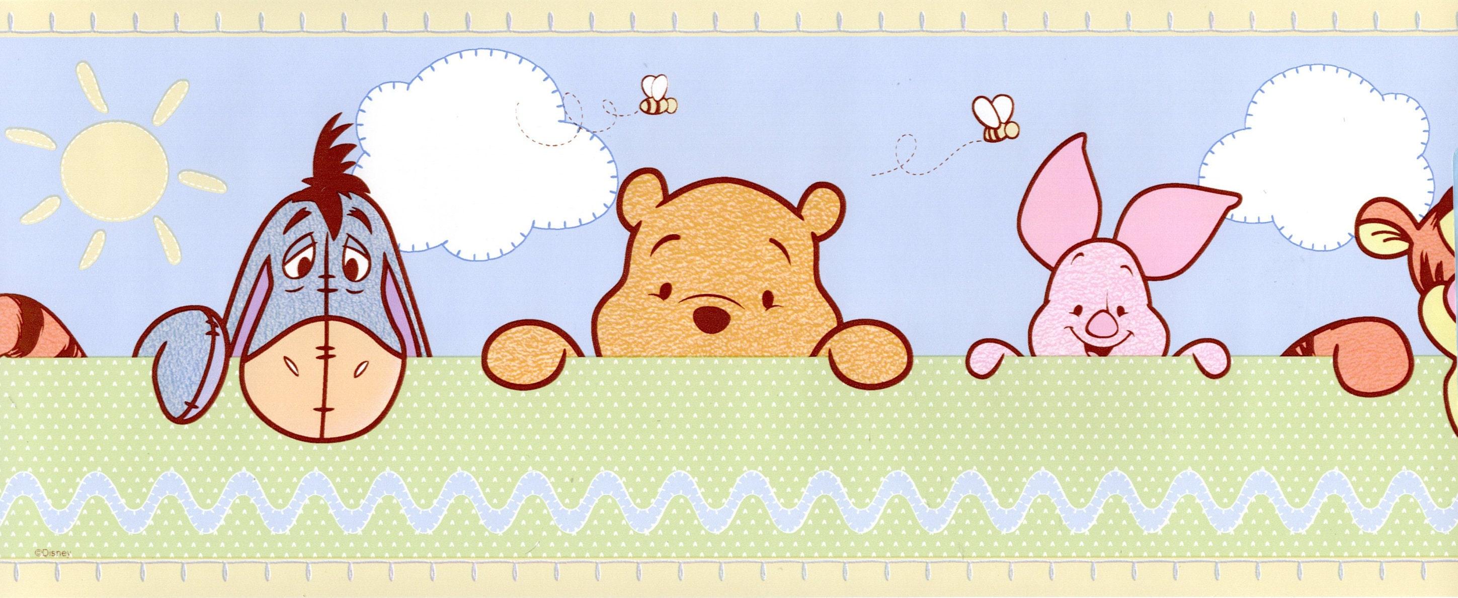 2898x1189 Disney Winnie the Pooh & Friends Peek A Boo Wallpaper Border