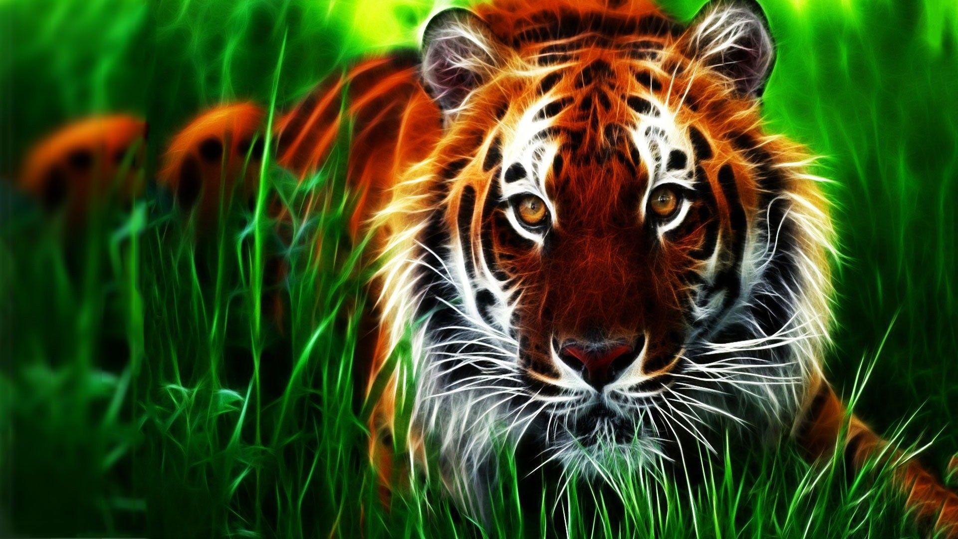 1920x1080 Wallpaper Animal HD Download Animal Tiger 3D Wallpaper HD Wallpaper Wild Animals 4k HD Desktop Wal. Tiger wallpaper, Animal wallpaper, Nature desktop wallpaper