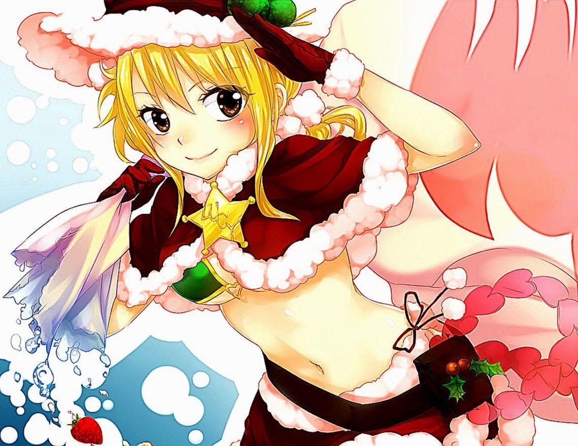 1139x880 Anime Christmas Girl With Gift Wallpaper HD. Background Wallpaper
