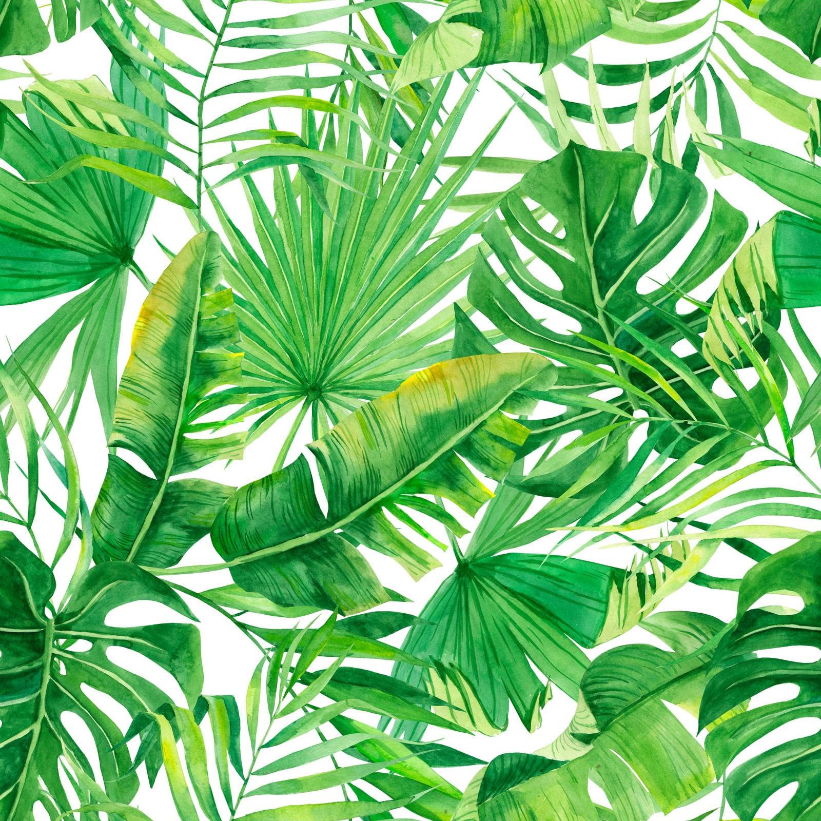 1600x1600 COKCOKR Tropical Leaves Peel And Stick Wallpaper Self Adhesive Removable Wallpaper Decorative Wall Covering Green Palm Banana Leaf For Home Decoration And Furniture Renovation