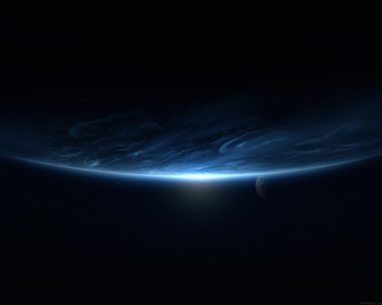 1280x1024 Space Sunrise Dark Minimal