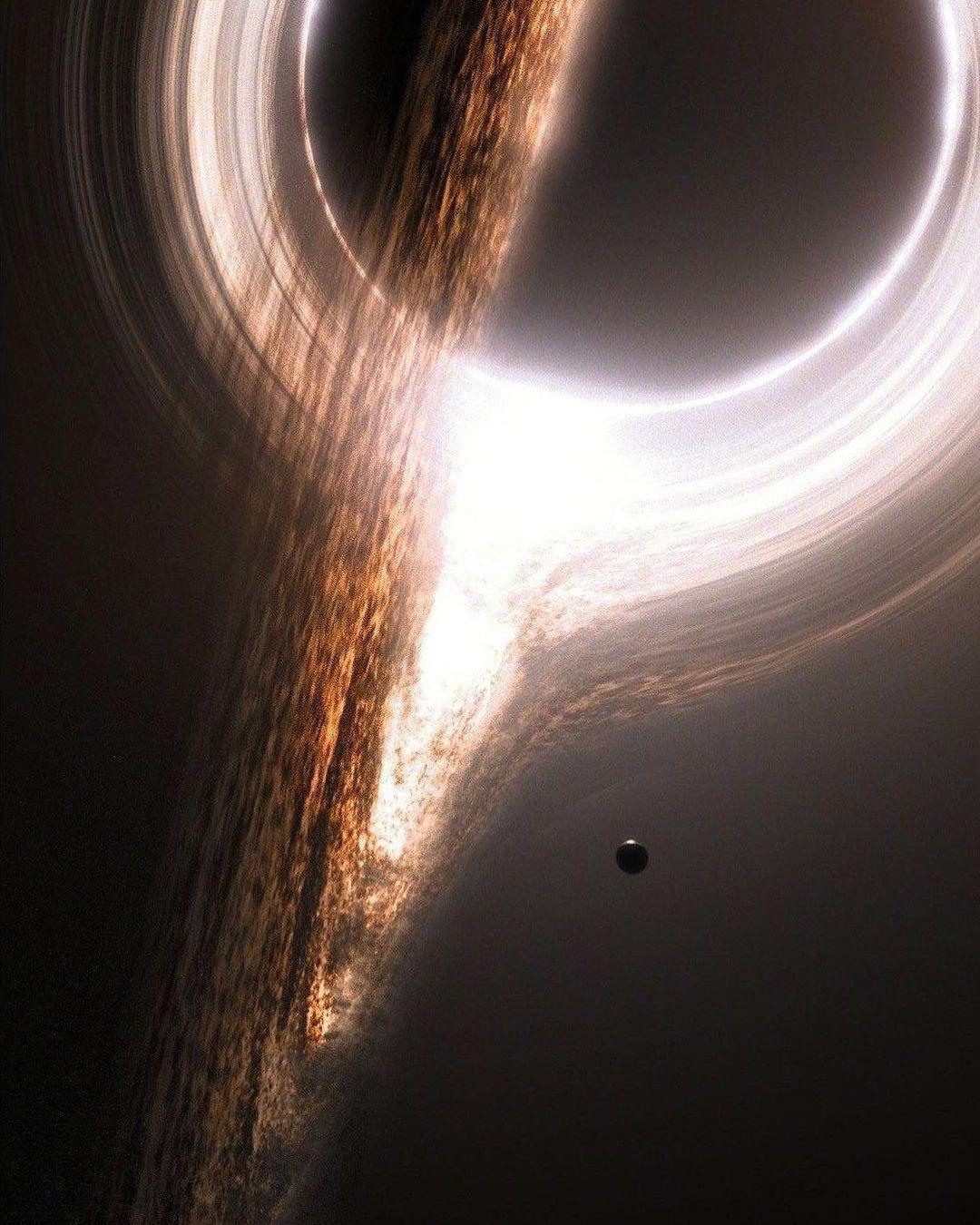 1080x1350 Retro And Sci Fi Art On Instagram: “Gargantua Black Hole From Interstellar (2014) By Christopher Nolan.”. Interstellar, Black Hole Wallpaper, Black Hole