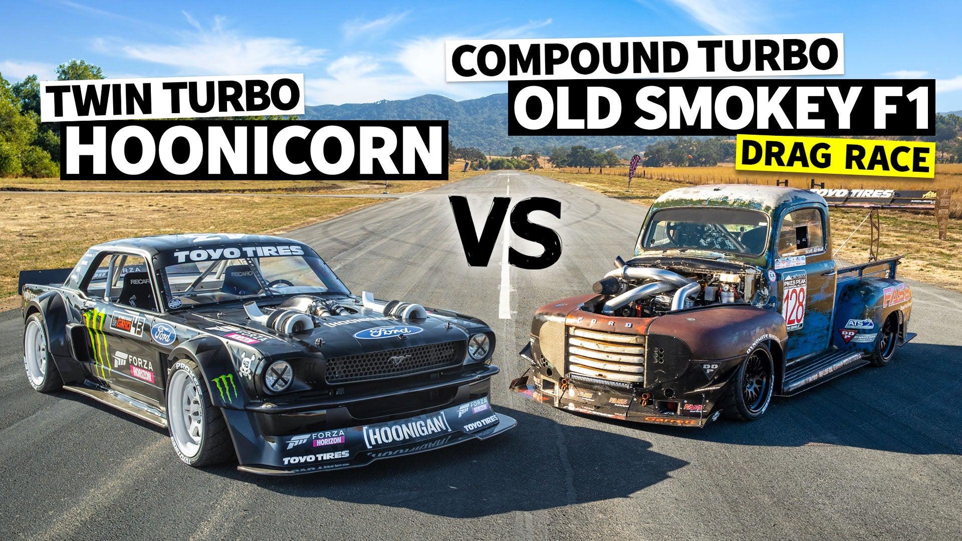 1920x1080 200hp Compound Turbo Diesel F100 Vs Ken Block's 400hp AWD Ford Mus
