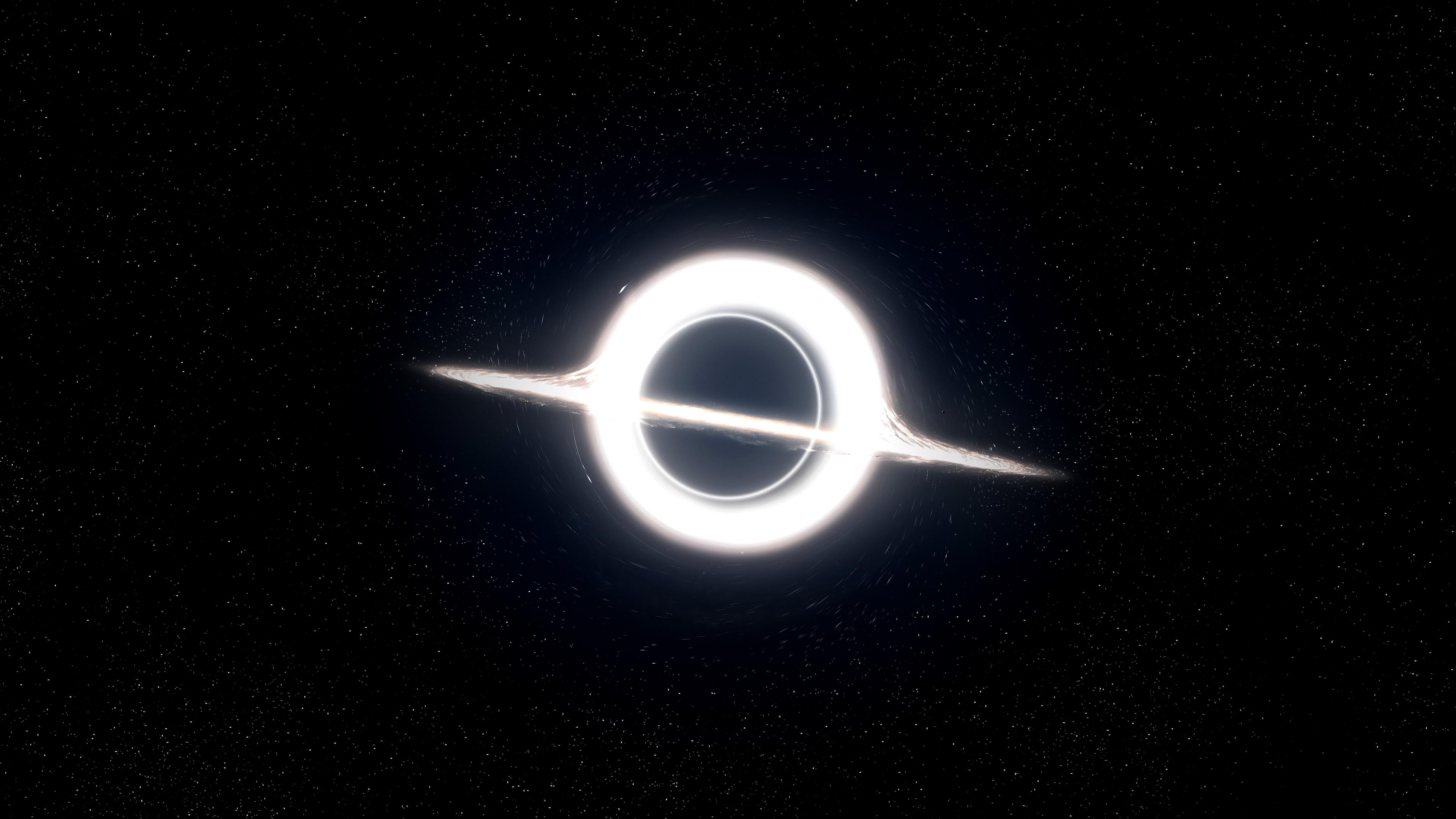 3840x2160 Gargantua, the black hole from Interstellar. [3840×2160]