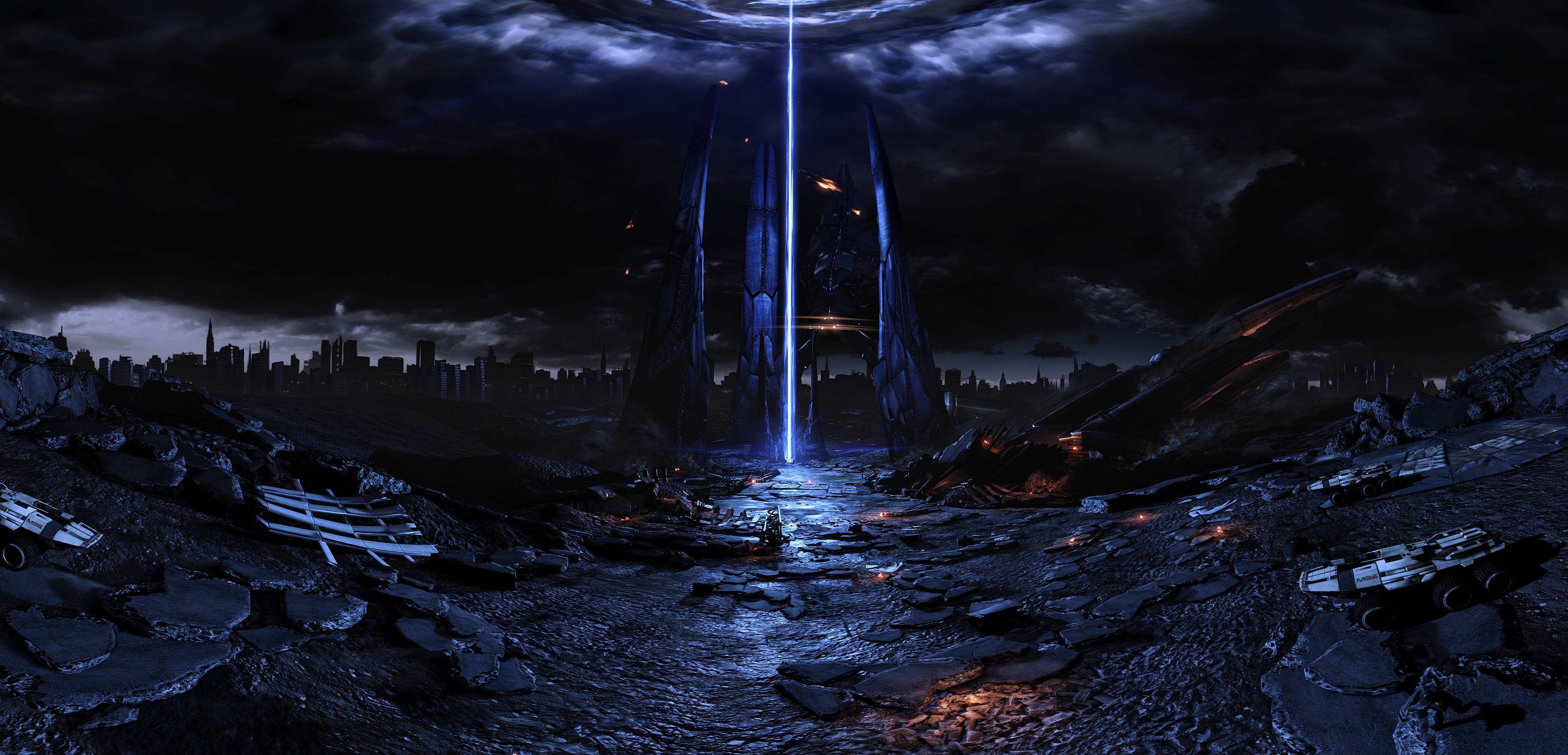 3655x1759 Mass Effect Desktop Background