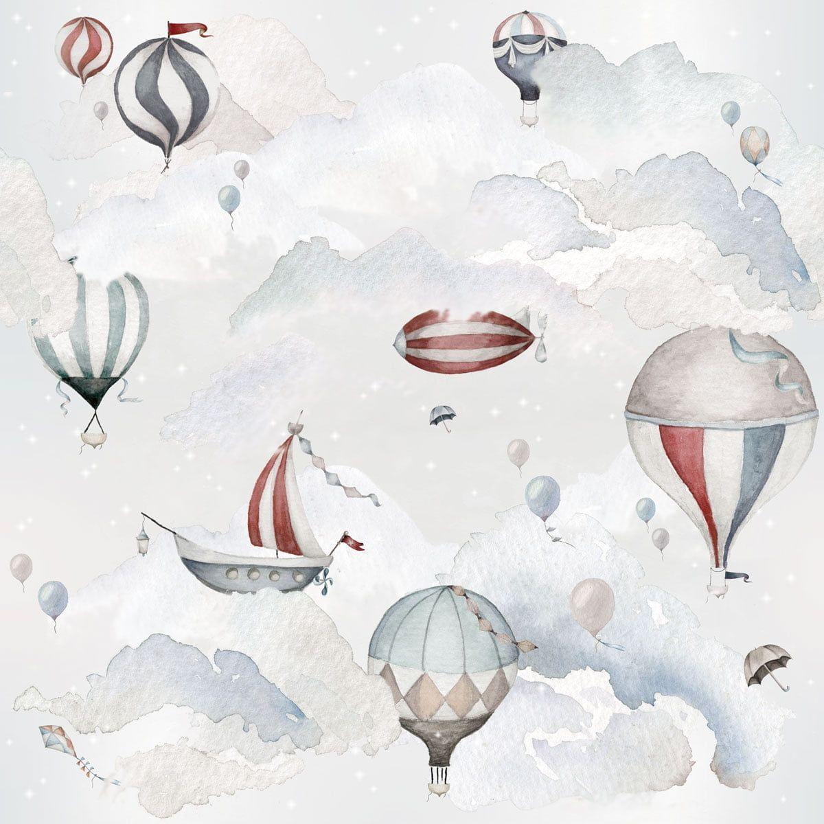 1200x1200 Balloons Adventure Wallpaper.com Wallstickers And Wallpaper Online Store