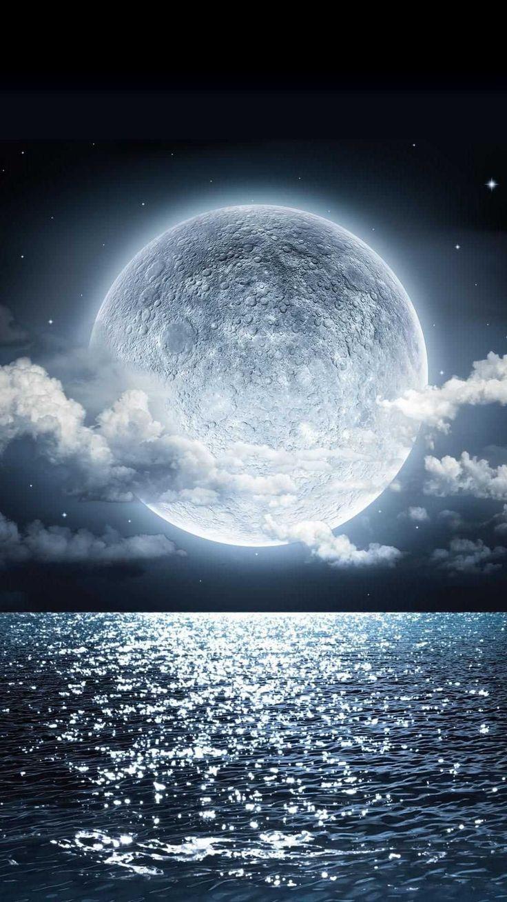 736x1308 Moon Wallpaper