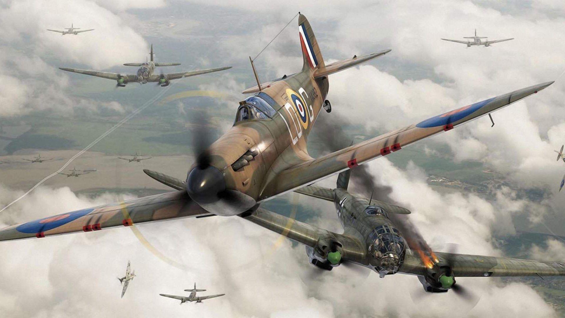 1920x1080 WW2 Plane Wallpaper