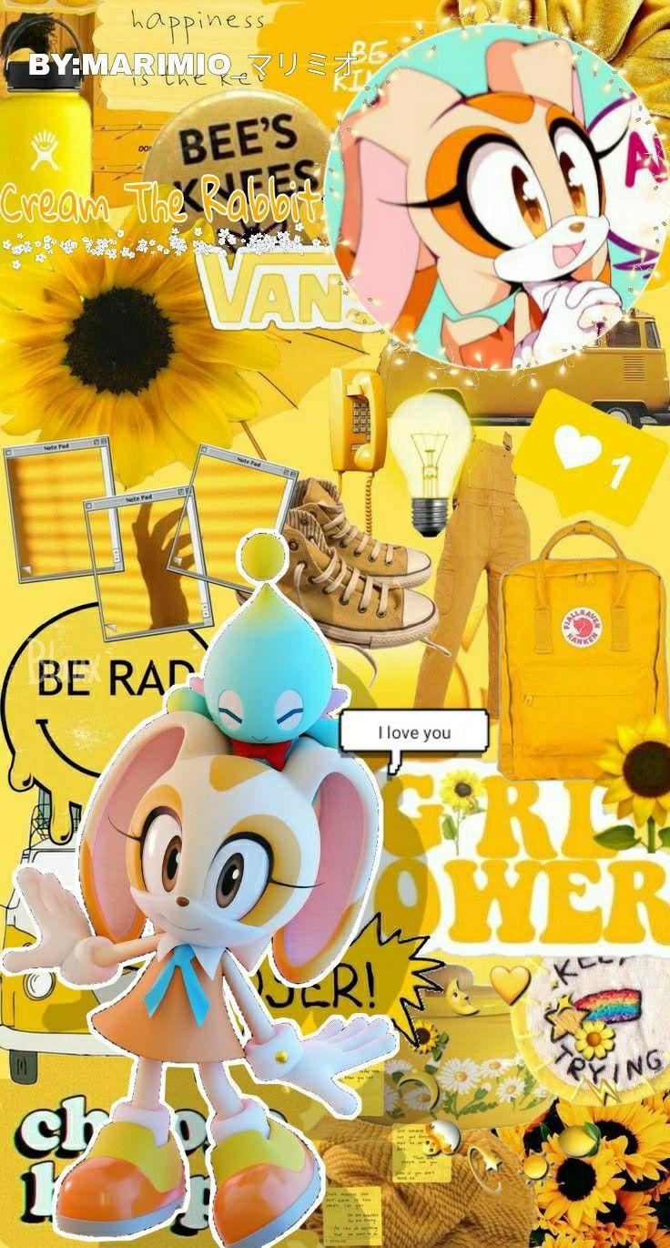 736x1370 Cream The Rabbit By:Marimio_マリミオ. Shadow the hedgehog, Cómo dibujar a sonic, Dibujos bonitos