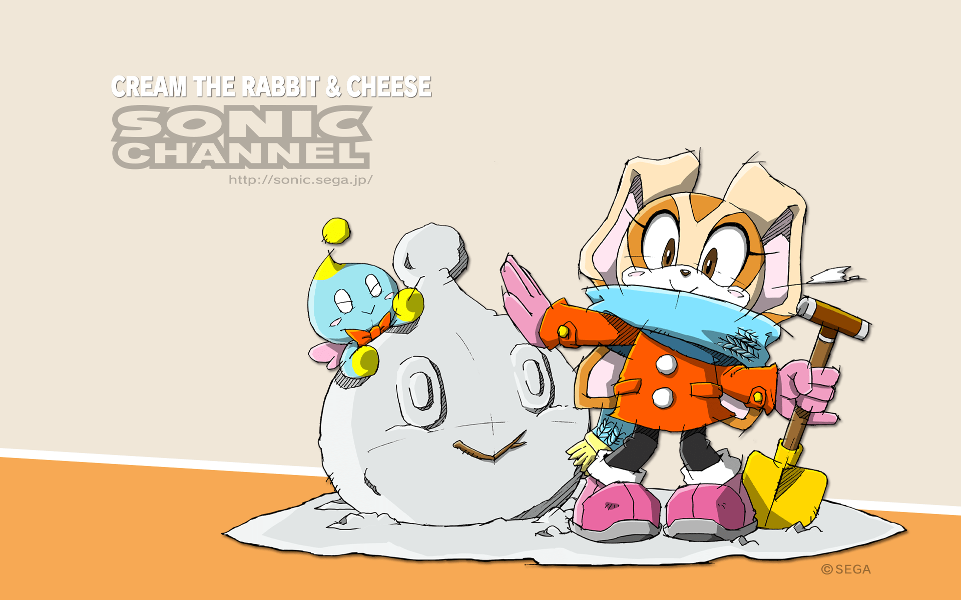 1920x1200 Cream the Rabbit & Cheese (January 2015) Channel Wallpaper