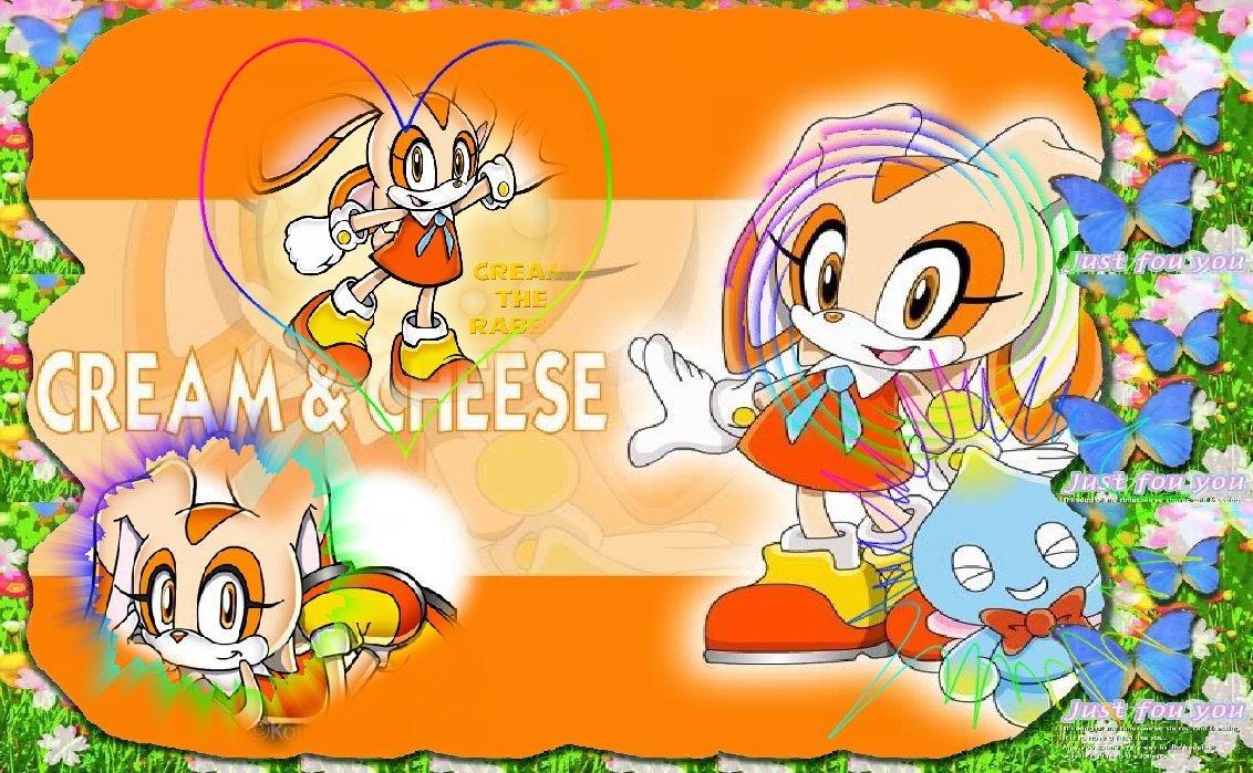 1132x699 cream the rabbit and sonic the hedgehog Fan Art