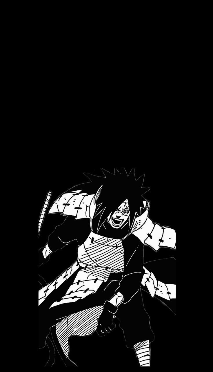 735x1282 Madara Uchiha Shippuden dark screen wallpaper