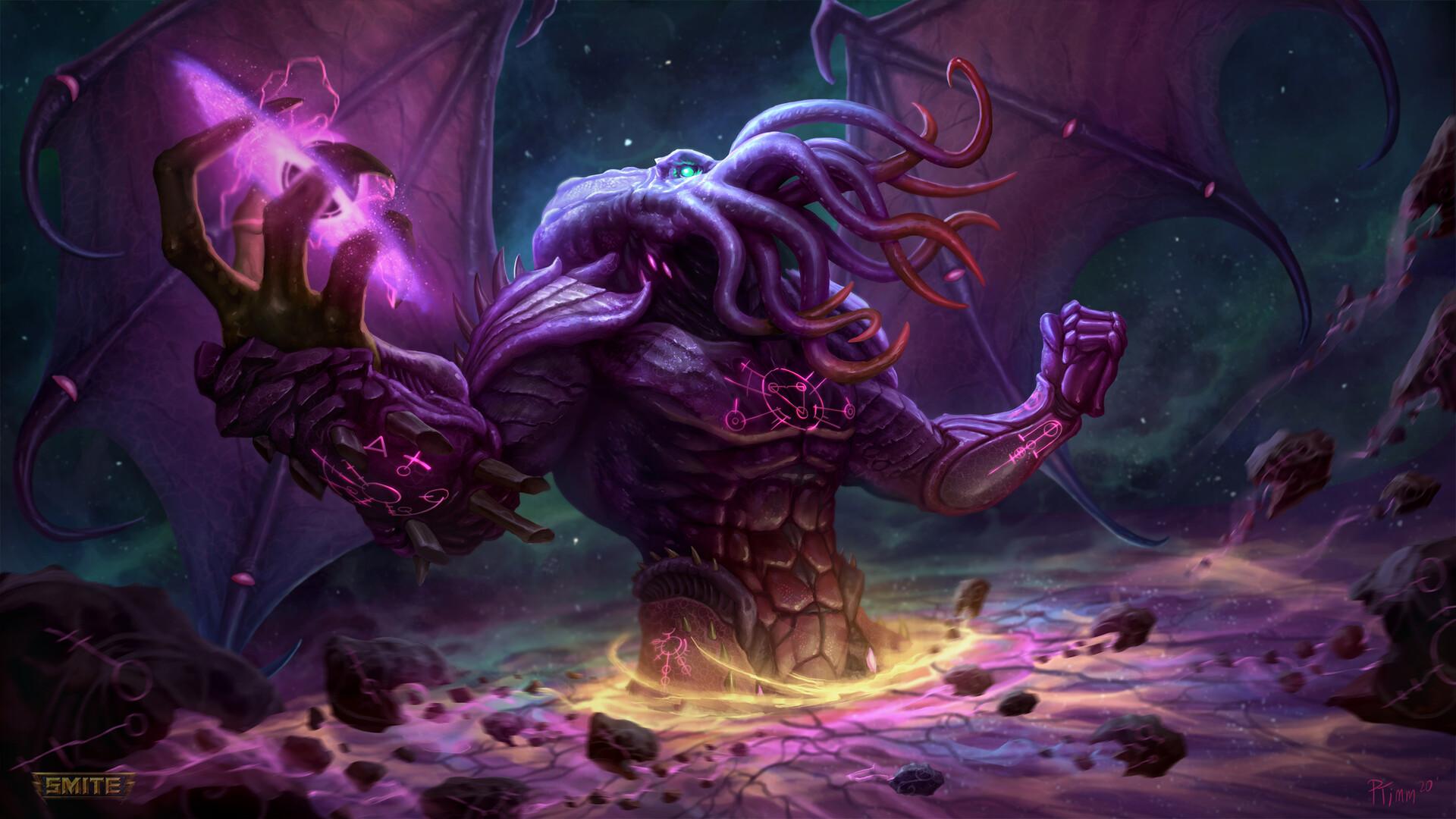 1920x1080 Cosmic Horror Cthulhu Smite