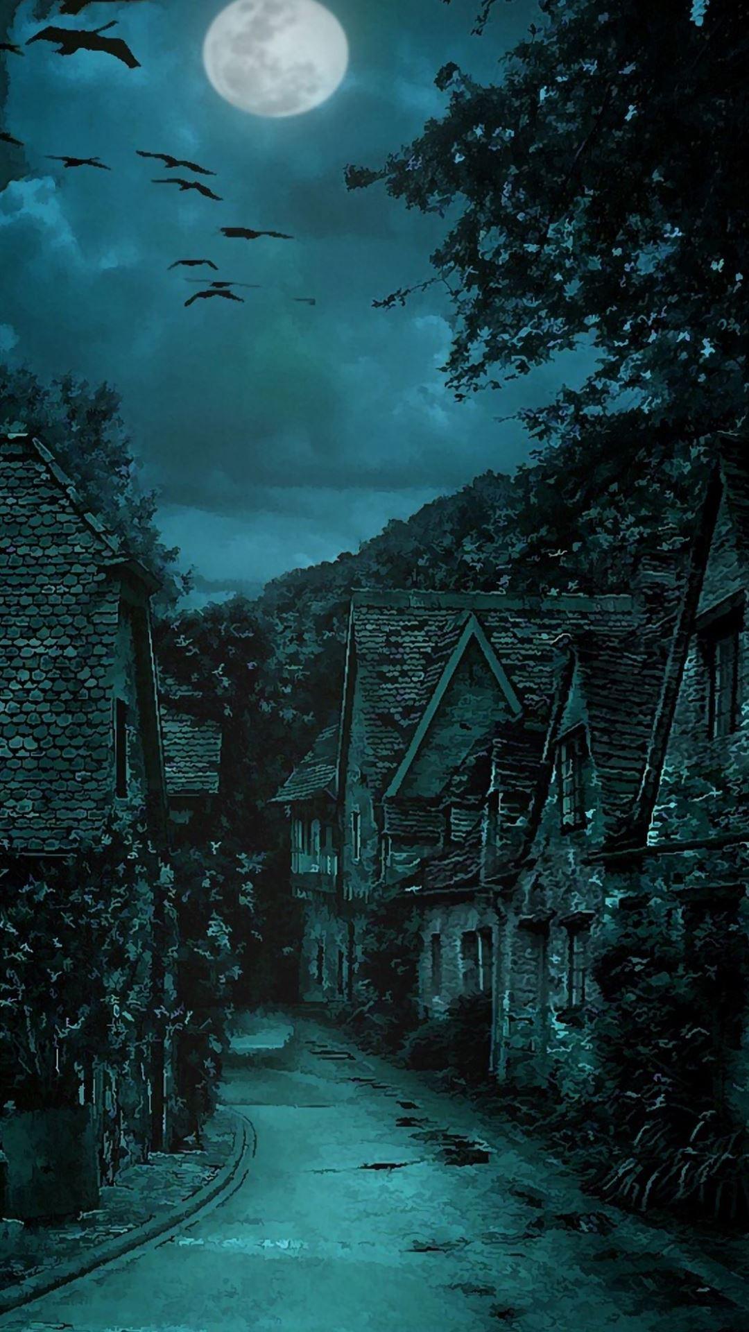 1080x1920 The dark village iPhone Wallpaper Free Download