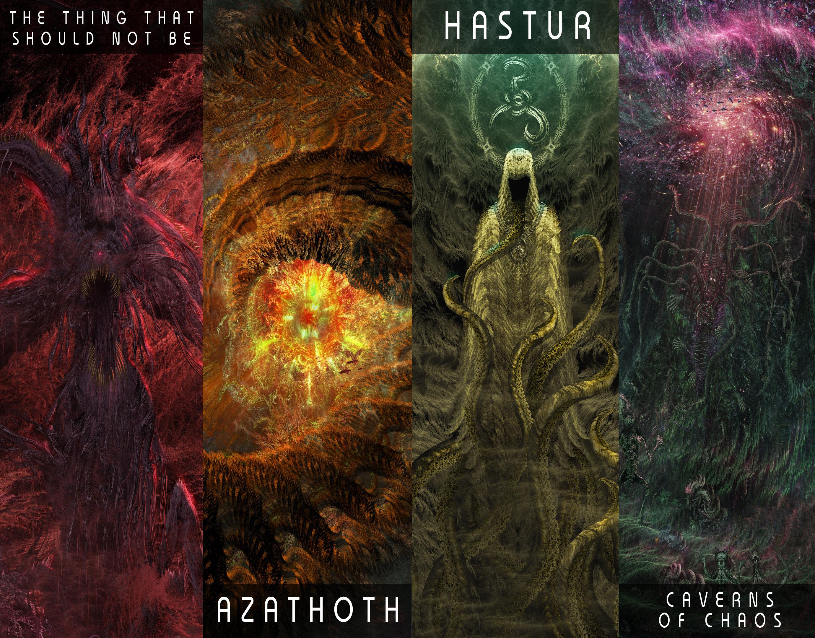 2759x2160 Fractal Horror Cthulhu Mythos Desktop Wallpaper 1. Hi Res