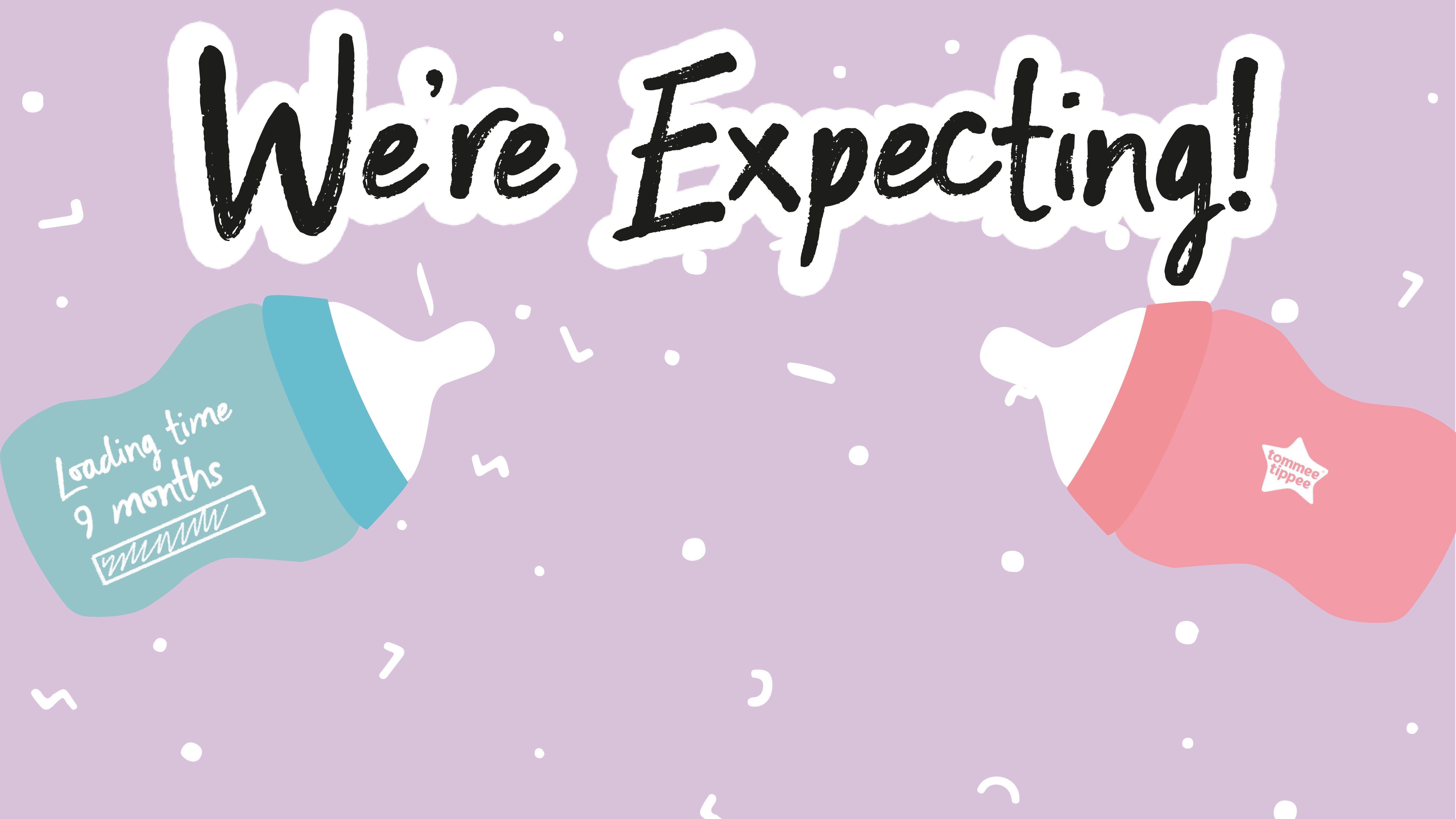 5443x3062 Baby Announcement Video Call Background
