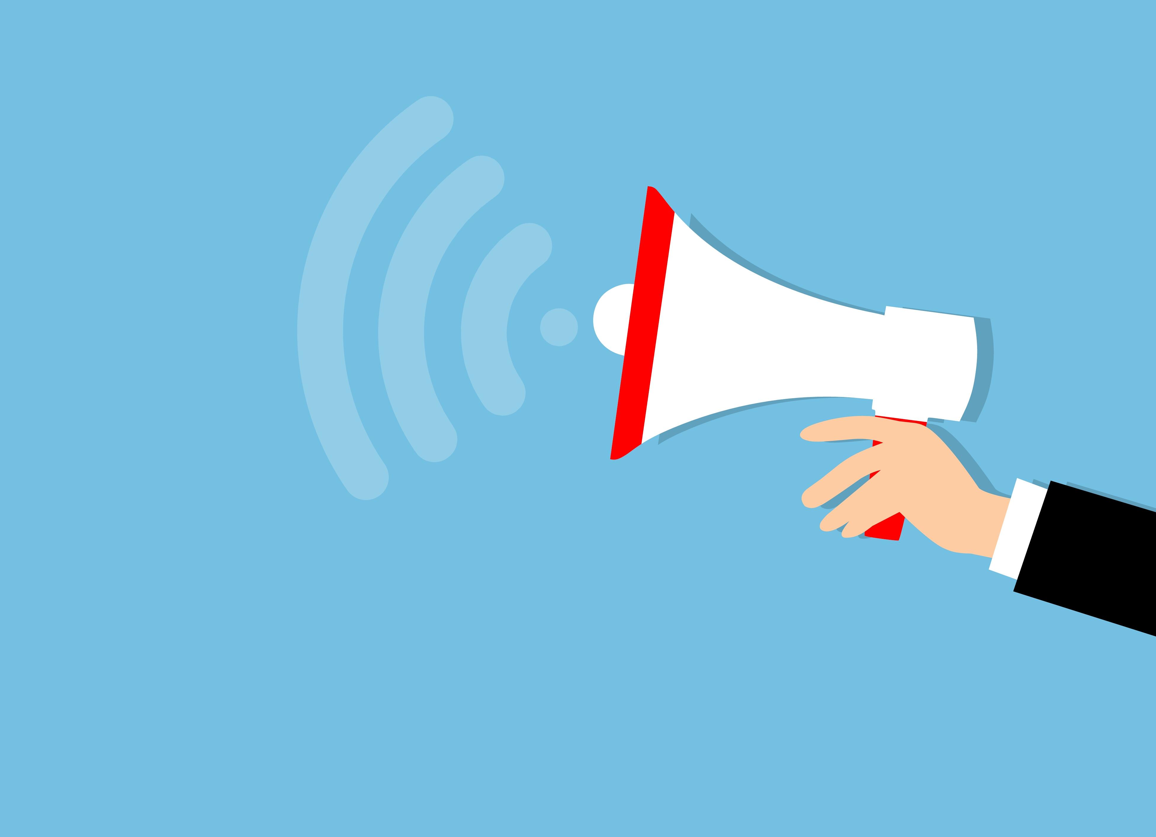 3904x2827 Free Image : marketing, megaphone, advertisement, announcement, broadcasting, horn, alert, equipment, banner, hand, communication, audio, business, loud, speaker, promotion, information, promote, message, presentation, sound, voice, speech, sky, line