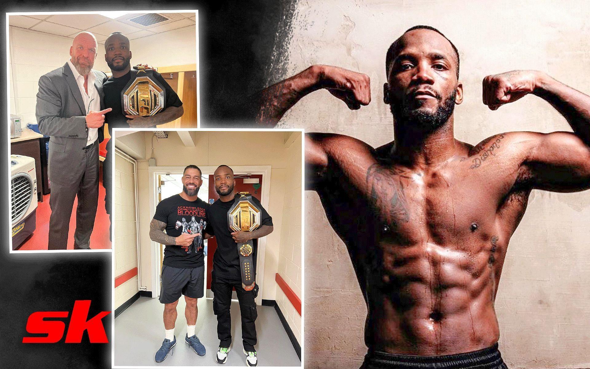 1920x1200 Fans Shocked By Leon Edwards' Size As He Poses With WWE Superstars At Latest Pay Per View