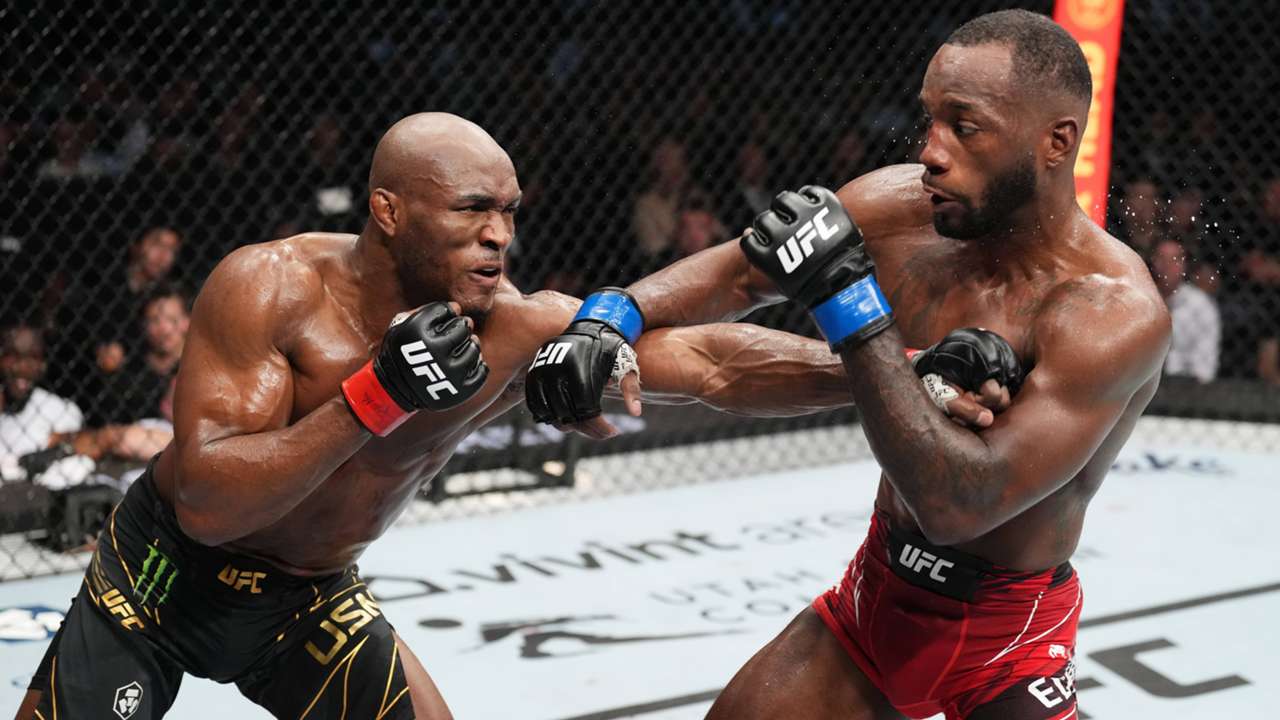 1280x720 Leon Edwards successfully defends welterweight title with UFC 286 victory over Kamaru Usman. DAZN News US