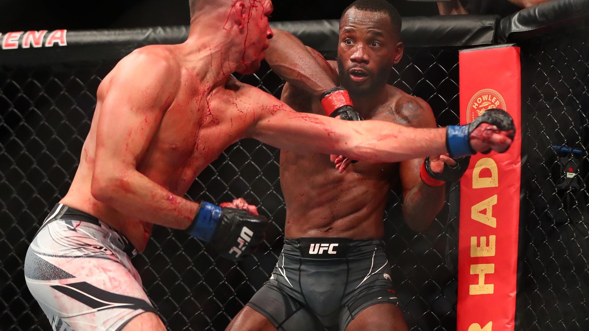 1920x1080 UFC 263: Leon Edwards leaves Nate Diaz with HORRIFIC cuts as he stakes claim for Kamaru Usman rematch. The US Sun