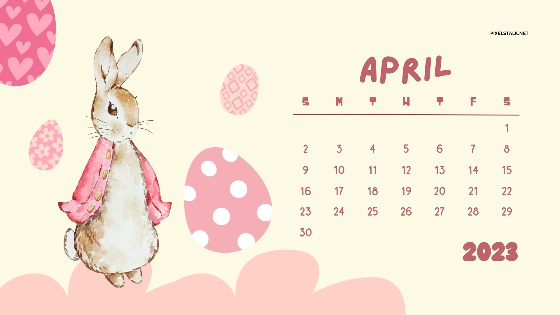Free April 2023 Calendar Wallpapers  Desktop  Mobile