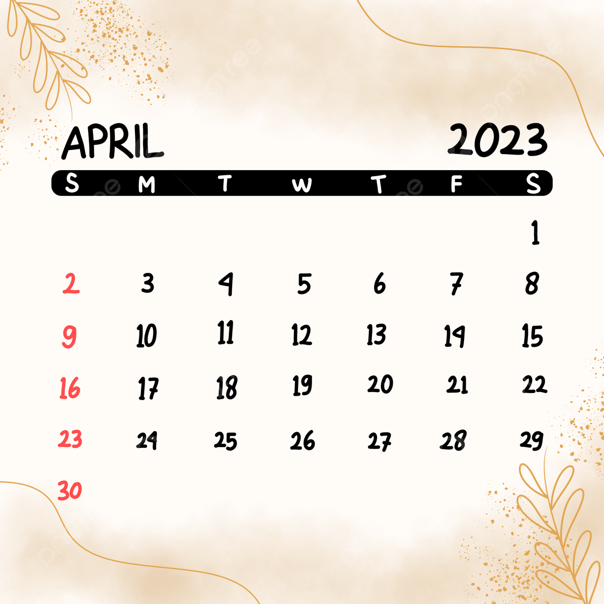 April 2023 Calendar Wallpapers - Top Free April 2023 Calendar ...