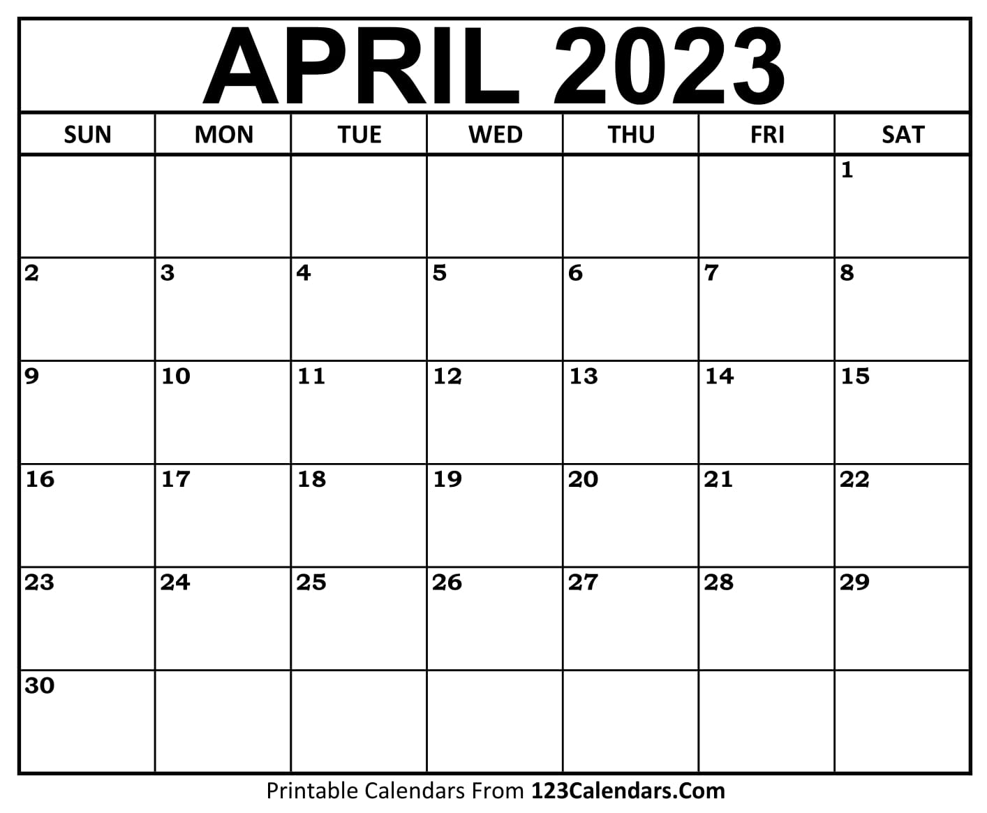 1414x1164 Printable April 2023 Calendar Templates