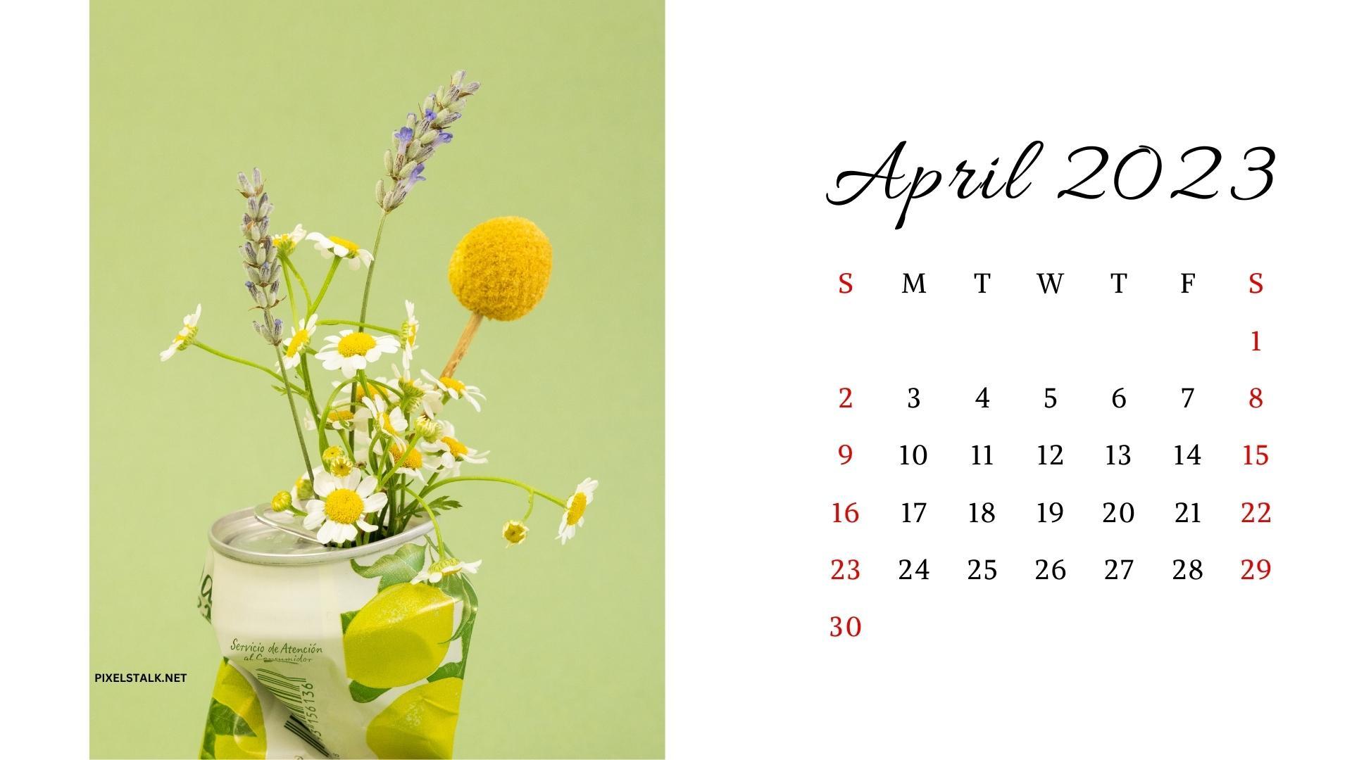 April 2023 Calendar Wallpapers - Top Free April 2023 Calendar ...