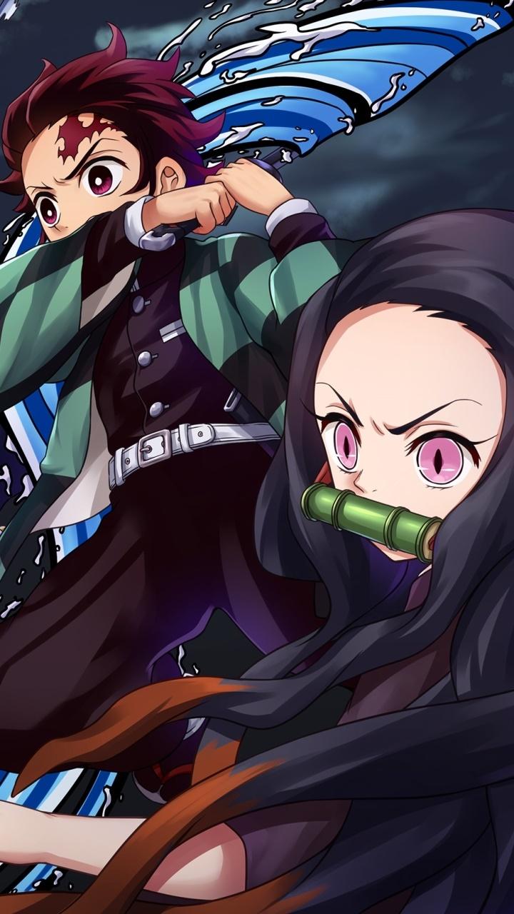 720x1280 Wallpaper / Anime Demon Slayer: Kimetsu no Yaiba Phone Wallpaper, Nezuko Kamado, Tanjiro Kamado, 720x1280 free download