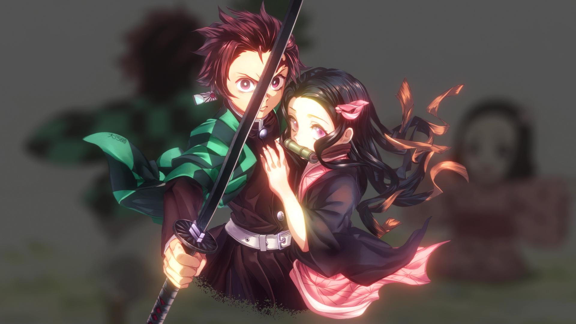 Demon Slayer Tanjiro and Nezuko Wallpapers - Top Free Demon Slayer ...