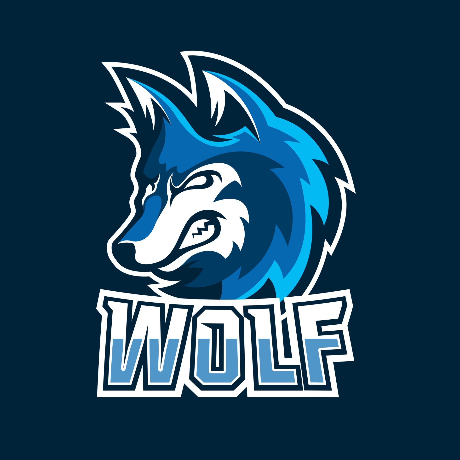 1920x1920 Wolf Gaming Logo Vector Art, Icon, and Graphics for Free Download