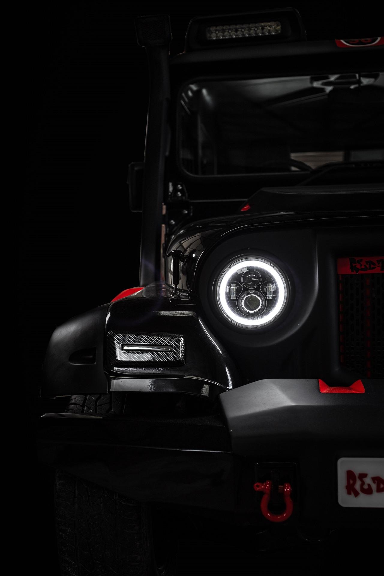 1280x1920 Mahindra thar in the dark Wallpaper Download